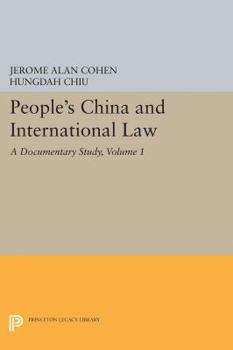 Paperback People's China and International Law, Volume 1: A Documentary Study Book