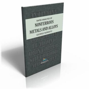 Hardcover Rapid Analysis of Nonferrous Metals and Alloys Book