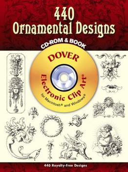 Paperback 440 Ornamental Designs [With CDROM] Book