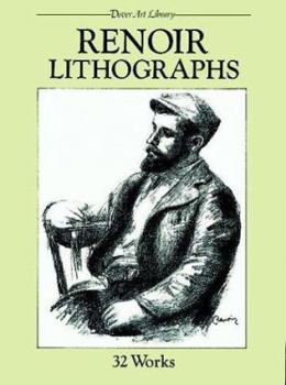Paperback Renoir Lithographs: 32 Works Book