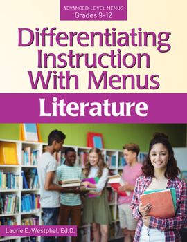 Paperback Differentiating Instruction with Menus: Literature (Grades 9-12) Book