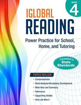 Paperback iGlobal Reading, Grade 4: Power Practice for School, Home, and Tutoring Book