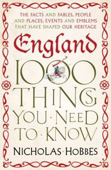 Paperback England: 1,000 Things You Need to Know Book