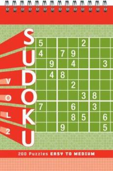 Spiral-bound Sudoku Vol. 2 Puzzle Pad: Easy to Medium Book