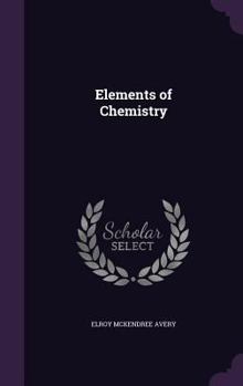 Hardcover Elements of Chemistry Book