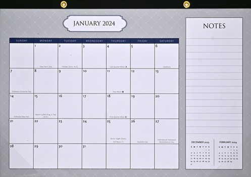 Calendar 2024 Classic Desk Pad Calendar Book