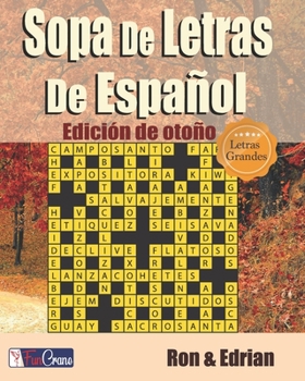 Paperback Sopa De Letras De Español: Edición de otoño [Spanish] Book