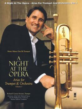Hardcover A Night at the Opera: Arias for Trumpet & Orchestra Volume 1 Music Minus One BB Trumpet Book