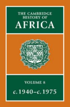 Hardcover The Cambridge History of Africa Book