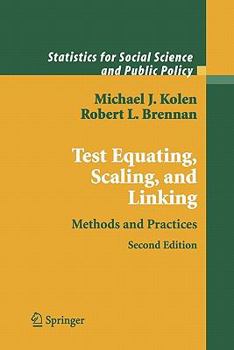 Paperback Test Equating, Scaling, and Linking: Methods and Practices (Statistics for Social and Behavioral Sciences) Book