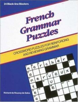 Hardcover Games: French Grammar Puzzles Book