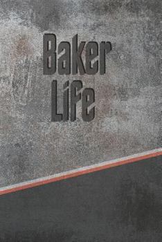 Paperback Baker Life: Personalized Isometric Dot Notebook 120 Pages 6x9 Book