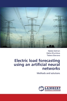 Paperback Electric load forecasting using an artificial neural networks Book