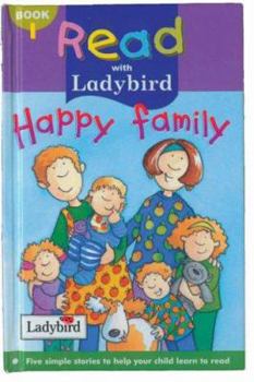 Hardcover Happy Family (Read with Ladybird) Book
