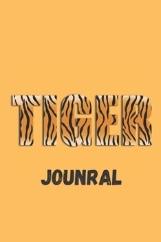 Paperback Tiger Journal: Tiger notebook A5 gift for tiger lovers - Lined notebook/journal Book