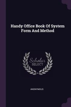 Paperback Handy Office Book Of System Form And Method Book