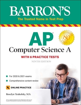 Paperback AP Computer Science a: With 6 Practice Tests Book
