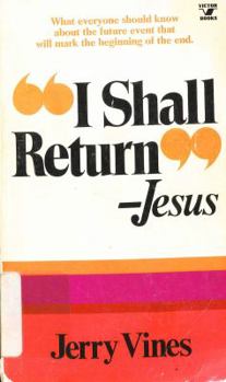Mass Market Paperback I Shall Return: Jesus Book