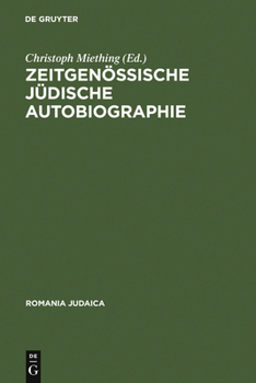 Hardcover Zeitgenössische Jüdische Autobiographie [German] Book