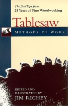 Paperback Methods of Work: Tablesaw: The Best Tips from 25 Years of Fine Woodworking Book