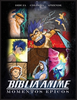 Paperback Biblia Anime Momentos Epicos: Libro Para Colorear [Spanish] Book