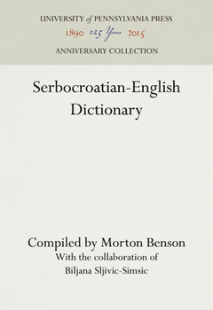 Hardcover Serbocroatian-English Dictionary Book