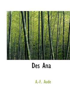 Hardcover Des Ana Book