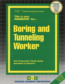 Spiral-bound Boring and Tunneling Worker: Passbooks Study Guide Book
