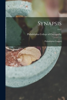 Paperback Synapsis: Philadelphia Campus; 1937 Book
