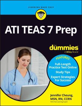 Paperback ATI TEAS 7 Prep For Dummies Book