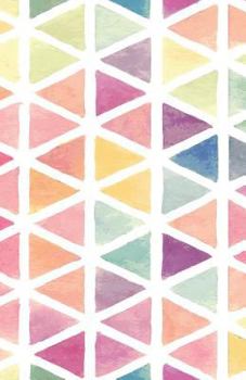 Watercolor Triangles Creative Notebook : Creative Journal: 5. 5 X 8. 5, Cream Paper, 5mm Dot Grid, 150 Pages