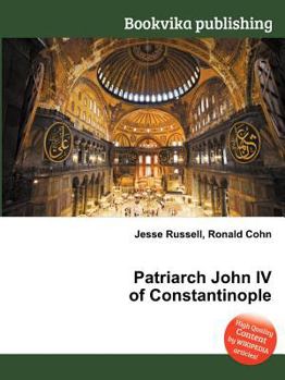 Paperback Patriarch John IV of Constantinople Book