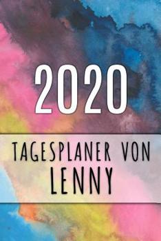 Paperback 2020 Tagesplaner von Lenny: Personalisierter Kalender für 2020 mit deinem Vornamen [German] Book