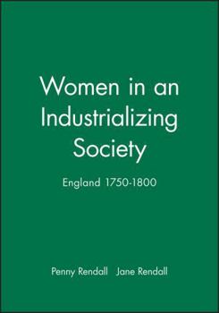 Paperback Women in an Industrializing Society (Historical Association Studies) Book