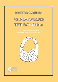 Paperback 25 Play Along Per Batteria [Italian] Book
