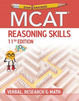 Paperback Examkrackers MCAT 11th Edition Reasoning Skills: Verbal, Research & Math Book