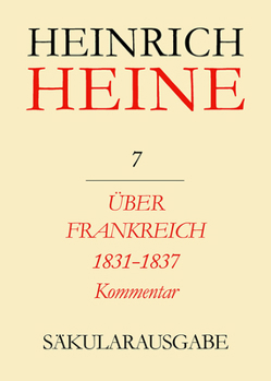 Hardcover Über Frankreich 1831-1837. Berichte Über Kunst Und Politik. Kommentar [German] Book