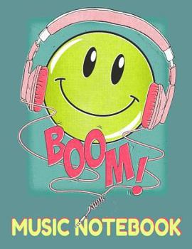 Paperback Music Notebook: Manuscript Paper Note Book for Kids 8.5x11 100 Pages Book