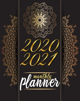 2020-2021 Monthly Planner: Blue Sky 8x10inch 2 Years Monthly Planner Calendar Schedule Organizer From January 1,2020 to December 31,2021 (24 Months ... With Holidays and Motivational Quotes