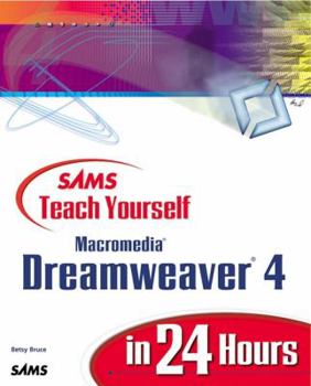 Paperback Sams Teach Yourself Macromedia Dreamweaver 4 in 24 Hours Book