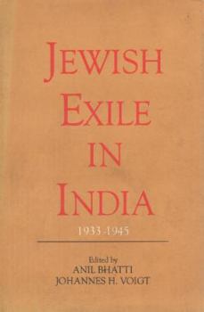 Hardcover Jewish Exile in India 1933-1945 Book