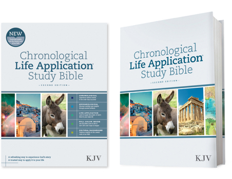 Hardcover KJV Chronological Life Application Study Bible, Second Edition (Hardcover) Book