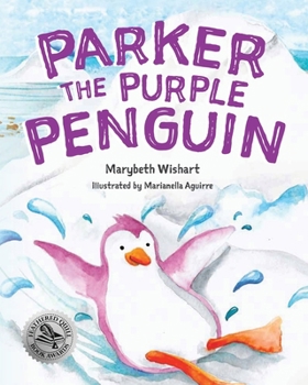 Paperback Parker the Purple Penguin [Large Print] Book