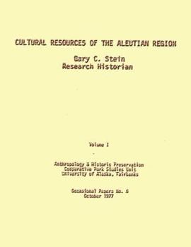 Paperback Cultural Resources of the Aleutian Region Book