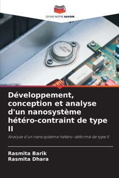 Paperback Développement, conception et analyse d'un nanosystème hétéro-contraint de type II [French] Book