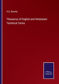 Paperback Thesaurus of English and Hindustani Technical Terms Book