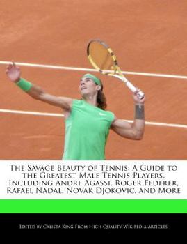 Paperback The Savage Beauty of Tennis: A Guide to the Greatest Male Tennis Players, Including Andre Agassi, Roger Federer, Rafael Nadal, Novak Djokovic, and Book