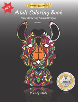 Paperback Adult Coloring Book: Stress Relieving Animal Designs - Volume II Book