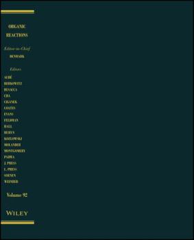 Hardcover Organic Reactions, Volume 92 Book
