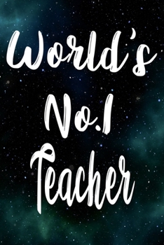 Paperback Worlds No.1 Teacher: The perfect gift for the professional in your life - Funny 119 page lined journal! Book